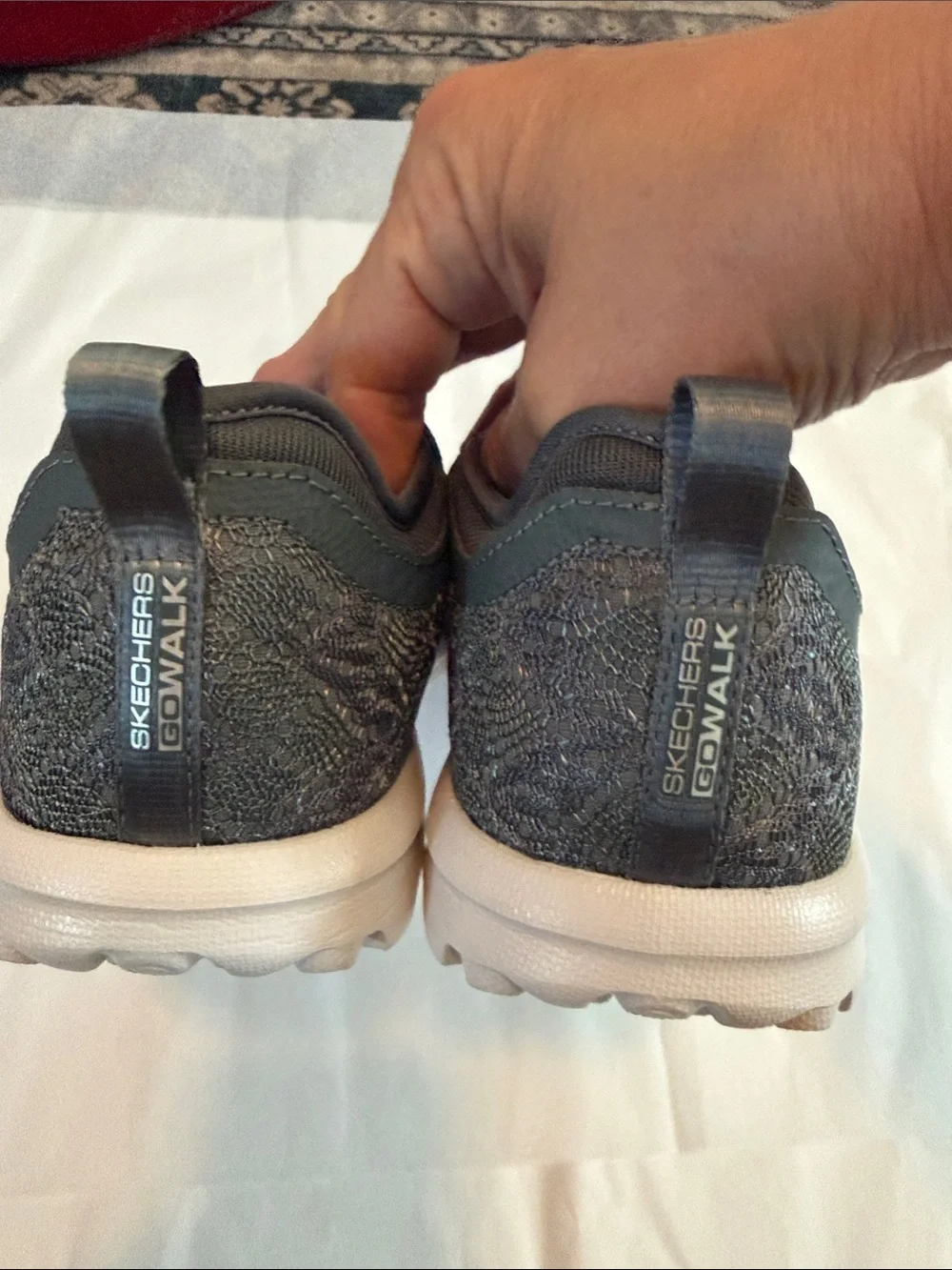 Skechers GOWalk Vegan Washable Travel Lace Sneakers-Cyprus